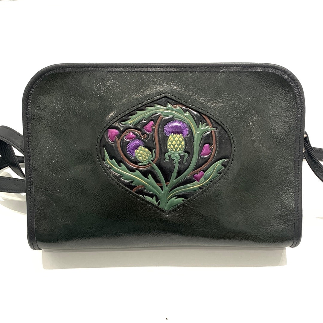 Green Turtle-black Handmade Genuine leather unisex bag (NEW) for IOS or  Android phone, receipt, credit/debit cards, mini digital camera, facial  makeup kit/tools, small cash and whatever that fits.